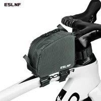 AliExpress ESLNF Waterproof Double-Zip Bike Front Frame Bag - Universal for MTB Road Bikes, Durable Outdoor Cycling Storage Pouch