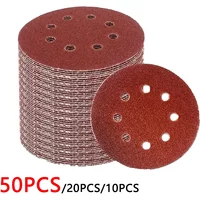 8 Hole 125mm Sandpaper Woodworking Metal Grinding Disc Abrasive Polishing Tool 40/1000/2000 Grit Sanding Discs image 3