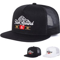 Unisex ANOUND Letter Embroidery Hip-hop Net Hats Spring Summer Outdoor Adjustable Casual Baseball Caps Sunscreen Hat Sports Cap