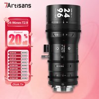 7artisans Sprite 24-96mm T2.9 S35 Frame Professional 4x Zoom Cine Camera Lens for Studio Humanities Photography with PL Mount