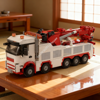 950pcs MOC Volvoeed 5 Achsiger Tow Truck Mit Cars Model Building Blocks Architecture Toy Christmas Gifts Idea Creative Education