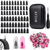 AliExpress AYSIM Easy DIY Spiral Tyre Repair Plugs Rubber Screw Nails Puncture Repair Tools for Car Motorcycle Bike Tubeless Tyres