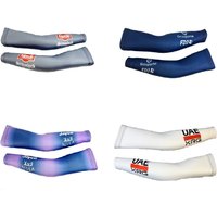 AliExpress NONE ONE PAIR SPRING SUMMER/WINTER FLEECE THERMAL 2025 Jayco AlUla/FDJ/UAE/ALPECIN Team Cycling Arm Warmers Size XS-4XL