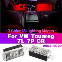 LED Car Footwell Light Bulb Interior Atmosphere Lamp Decorative Accessories For VW Touareg 7L 7P CR 2003 - 2023 2022 2021 2020