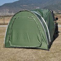 SUV Tailgate Camping Tent, 210D Silver Coated Waterproof, Easy Setup, Compact Portable, Spacious Car Rear Extension with Floor