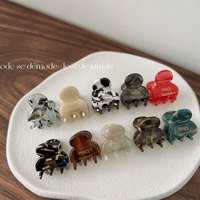 2Pcs/Pair Mini 2cm Acetate Small Hair Claw Side Pins Acetate Hair Crabs for Girls Cute Hairpin Clips Women Hair Accessories