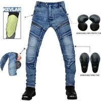 New Motocross Stretch Trousers CE Protective Gear Pantalones Motorcycle Pants Men Moto Jeans Touring Riding Ripstop Racing Pants