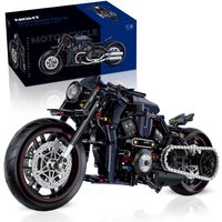 New 1:8 Night Racer Motorbike Building Blocks Sets MOC Bricks Motorcycle Model Christmas Gifts for Boys Kids Children 623pcs