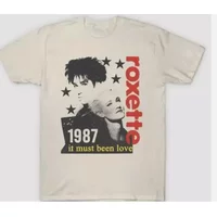 Vintage Roxette Band It Must Been Love Cotton White All Size T Shirt
