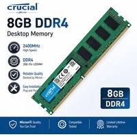 Mémoire Crucial pour ordinateur de bureau RAM DDR4 16 Go 4 Go 8 Go 3200 MHz 2133 2400 2666 MHz DIMM 288 broches PC4-21300 25600 19200 17000 Non-ECC RAM PC
