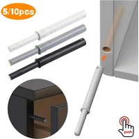 5/10PCS Push to Open Door Catches,Hidden Soft Door Dampers,Push Door Openers,Push Touch Release Cabinet Lock for Door Drawer