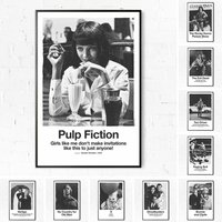 Klassischer Retro-Alt-Vintage-Film Taxi Driver/Ghostbusters/Pulp Fiction/ästhetische Heimdekoration, Gemälde, Wandkunst