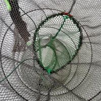 Fishing Shrimp Trap Crab Cages Foldable Collapsible Fish Net with 4cm Entrance for Lobster Crawfish Capture and Storage
