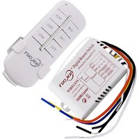 Digital Remote Control Light Switch Wireless ON OFF Remote Control Switch for Light Bulb Chandelier 220V RF433 1/2/3/4 Ways