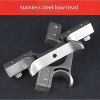Multifunctional Slingshot Head 20/40 Bow Head Outdoor Slingshot Support Head Stainless Steel Heads Long Rod Slingshot Parts