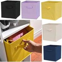 30x30x30cm Cube storage box drawer organization, goods clothing underwear storage box, folding closet shelf organization box