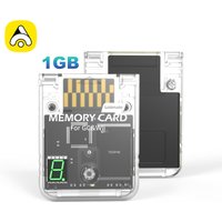 128MBytes Memory Card For Gamecube/ Wii(RVL-001) With A Digital Display & 8 Virtual Memory Cards Of 16MBytes Each