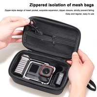 For Insta360 Ace Pro 2 Street Camera Set Storage Bag Protection Aluminum Alloy Rabbit Cage Sports Camera Bag Accessories