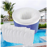 5/10 Teile/satz Filter Lagerung Pool Skimmer Socken Nylon Schwimmbad Filter Socken Für Körbe Skimmer Weiß Pool Versorgung