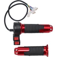1pair Electric Bike Bicycle Twist-Throttle High/Medium/Low Speed/Forward/Reverse Twist Throttle Cycling Parts