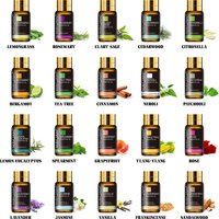 MAYJAM 20 Bottles Natural Essential Oils Set Gift Sandalwood Patchouli Jasmine Spearmint Ylang Ylang Rosemary Clary Sage Tea tree Cinnamon Lavender Vanilla Grapefruit for Aromatherapy Reed Diffuser
