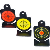 Small-Size Metal Base Hanging Target - 3MM Thickness, Freestanding & Hangable for Shooting Practice.