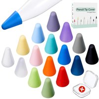 8 Pcs Non Slip Pen Nib Protector Cover For Apple Pencil Pro 1/2 Generation Stylus Pencil Tip Silicone Case Wear Resistant Sleeve
