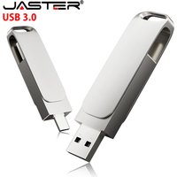 USB3.0 TYPE-C USB 3.0 Flash Drive 128GB High Speed Pen Drive 64GB OTG USB-C Memory Stick Mini Metal Pendrive 32GB U Disk 16GB
