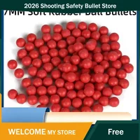 2026 7.0mm BB Soft Bulletcool Red 7mm Soft Gel Balls 500pcs Per Bag Safe And Flexible Outdoor Toy Accessories
