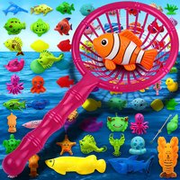 10pcs Mini Simulation Plastic fish & 2pcs Color Fishing Net Fish Tank Decoration Creative Party Fishing Game Birthday Party Gift