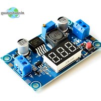 1PCS LM2596 DC-DC adjustable step-down module with voltmeter display, sold directly from the original manufacturer