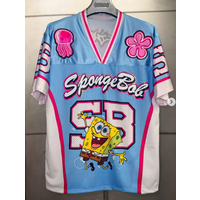 Adults and Kids SpongeBob Jellyfish & Flower 3D Print Sports Casual T-Shirt, A Must-Have for Bikini Bottom Fun