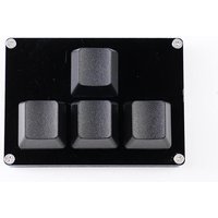 4 Keys Mini Keyboard Direction Arrows Keypad Up Down Left Right DIY Custom Programming Shortcuts USB Mechanical Keypad White