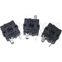 2Pin 3Pin 5Pin Rotary Switch Selector AC 250V 16A Radiator Electric Room Heater Position