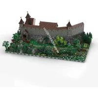 New 81209Pcs Moc European Medieval Street View Castle Hohengerold Building Block Model Diy Creative Ideas BrickToy Birthday Gift