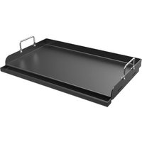 Griddle Plancha 63 x 41cm for Most Gas Grills and Charcoal Grills, Universal BBQ Plancha Flat Top Plate for Gas Stove, Electric