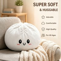 Huge 25CM Giant Dumpling Stress Ball Maltose Squeeze Toy Jumbo Squishy Fidget Sensory Anti-Stress Relief Desk Toy for Adults