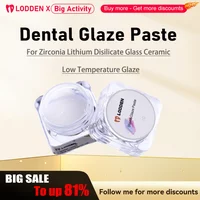 Dental Stain & Glaze Paste 4g Porcelain for Zirconia Lithium Disilicate Glass Ceramic Low Temperature Glaze