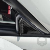 For Porsche 911 992 2020-2025 Real Dry Carbon Fiber Door A-pillar Noise-reducing Spoiler Panel Car Accessories Decorative