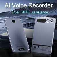 Smart Mini AI Voice Recorder ChatGPT-5 App Phone Call 118 Languages 64G for Meetings Interview Calls Speeches AI Transcription