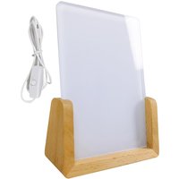 Led Picture Frame Sublimation Led Acrylic Photo Frame Display Stand Crafts Decoration for Home Birthday Christmas Women Men Car