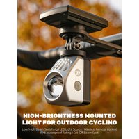 AliExpress West Biking WEST BIKING 1600LM Bike Mounted Headlight High-Brightness Wireless Remote Control IPX6 Cycling Frontlight Type-C Bike Headlight
