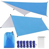 3x3 3x4 3x5m Camping Canopy Outdoor Sunscreen Awning Portable Waterproof Tarp Multifunctional Shelter