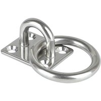 Square Pad Eye Plate With Ring 304 Stainless Steel