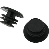 2Pcs Bike Handlebar Bar End Plugs Universal Rubber Bike Handlebar Ends Plugs Dustproof Safety Caps for Most Types Bike Handlebar