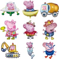 1PC Peppa Pig Theme Birthday Party Aluminum Foil Balloon Decoration