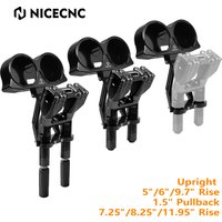 For Harley RG Road Glide/Special FLTRX FLTRXS Gauge Relocation Kit 1.25" 1.5" Handlebar Risers for Road Glide/ST/Limited/Ultra