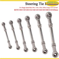 High Material 80-220mm Steering Tie Rod Kit Ball Joint M8 Bolt for Buggy Quad Bike 50cc 110cc 150cc 200cc Cargo ATV Go Kart
