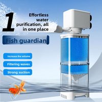 Powerful Internal Canister Filter with "Toilet" Function 3-in-1 Filter Pump & Aerator Quiet Waste Collector for Aquatic Environm