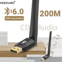 200M USB Bluetooth 6.0 Dongle Adapter for PC Speaker Wireless Mouse Keyboard Music Audio Receiver Transmitter Bluetooth